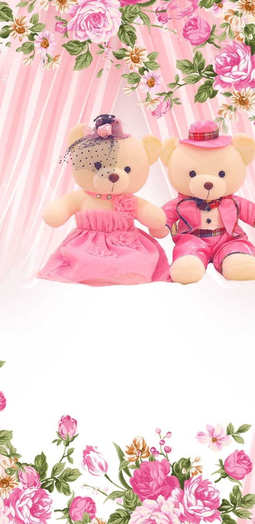 Wallpaper by artist unknown teddy bear wallpaper pink teddy bear teddy bear theme