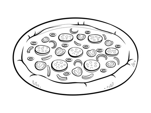 Pizza coloring book images â browse photos vectors and video