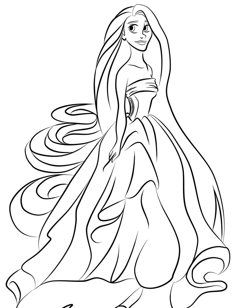 Princess coloring pages