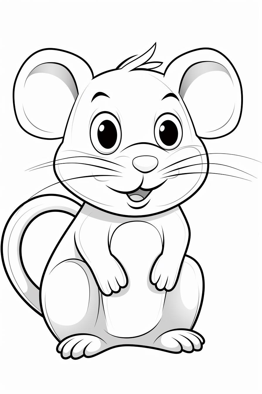 Rat coloring pages for children coloring pages