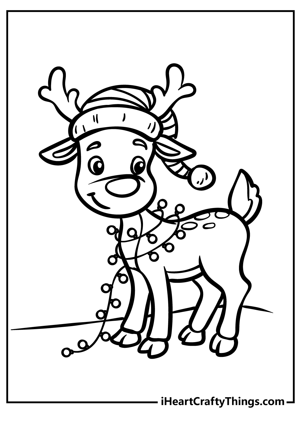 Rudolph coloring pages free printables