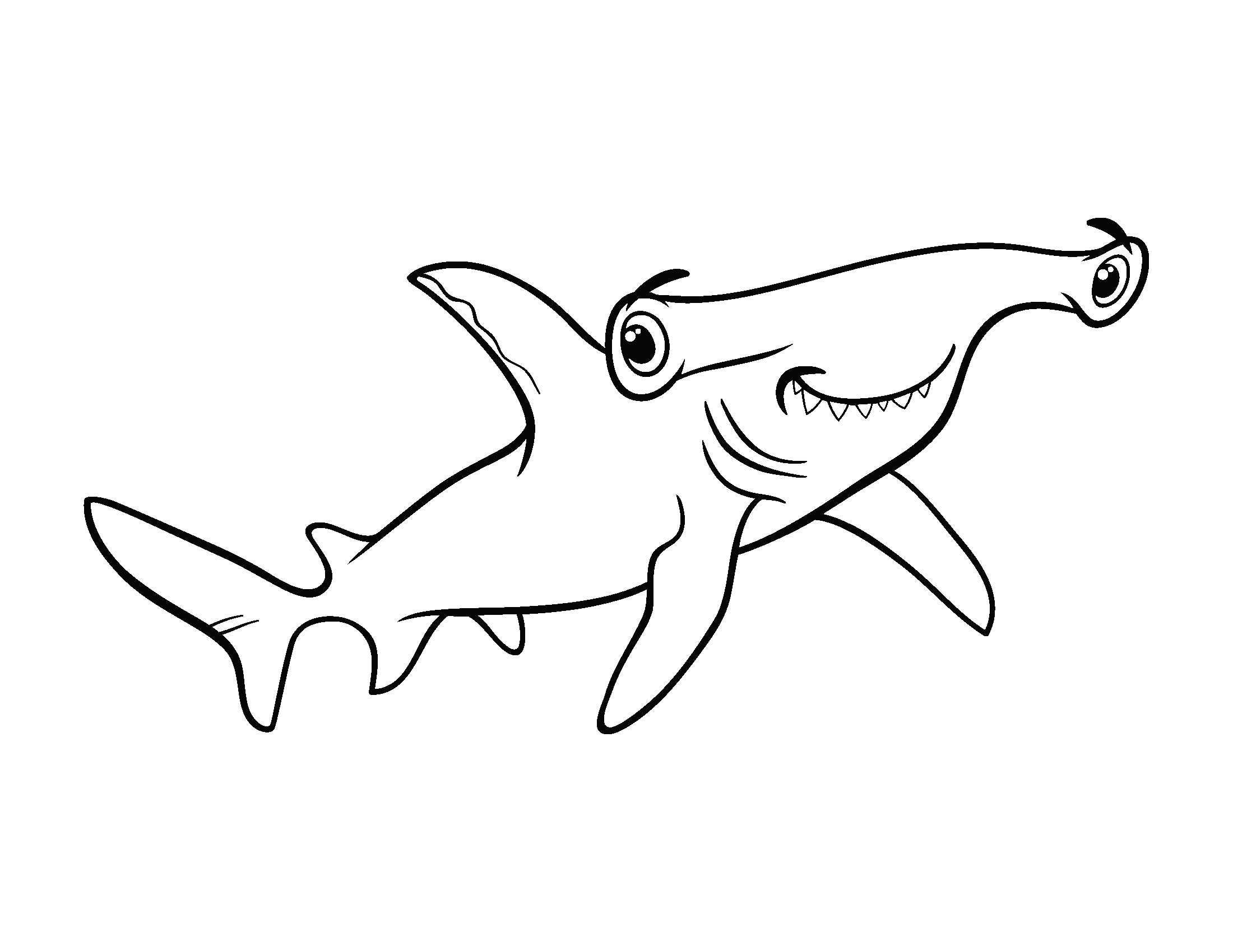 Shark coloring pages