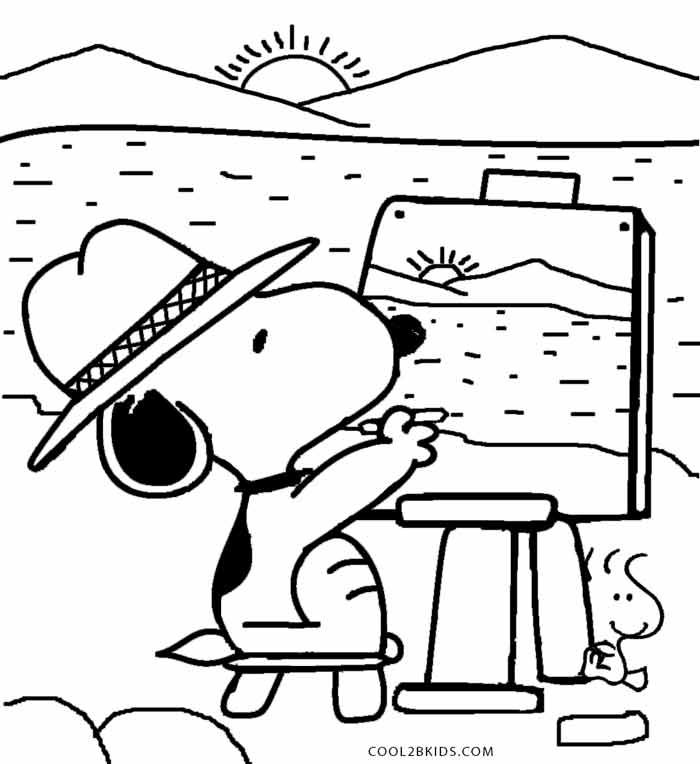 Printable snoopy coloring pages for kids coolbkids snoopy coloring pages snoopy drawing cartoon coloring pages