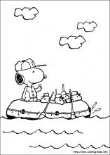 Snoopy coloring pages on coloring