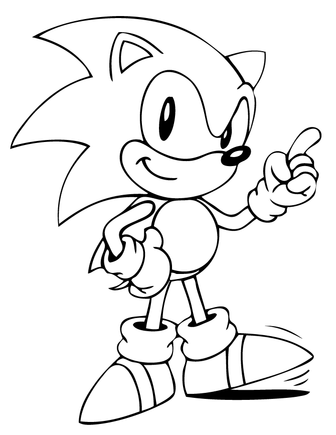 Cute sonic the hedgehog coloring page ausmalbilder bilder zum ausmalen ausmalen