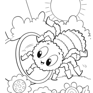 Spider coloring pages printable for free download