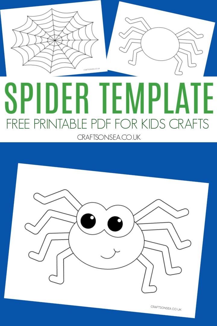 Free printable spider template