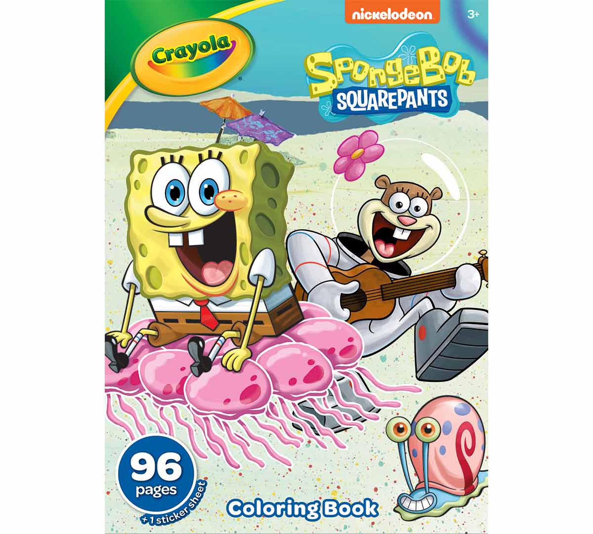 Spongebob coloring book sticker sheet