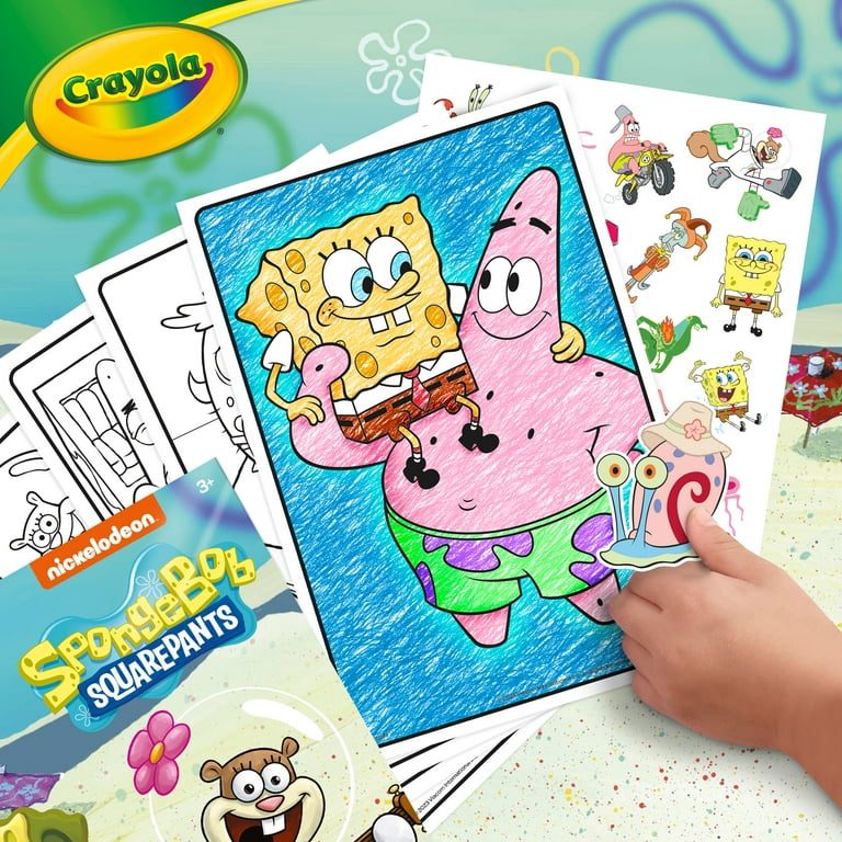 Crayola spongebob squarepants coloring book