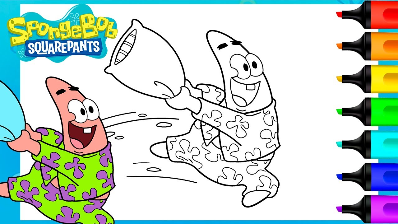 Patrick star spongebob coloring pages art and coloring fun
