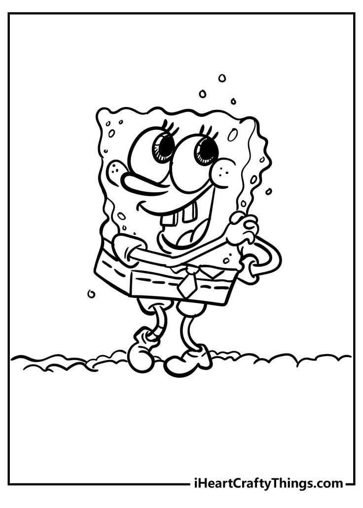 Cute sponge bob coloring pages spongebob spongebob coloring coloring pages