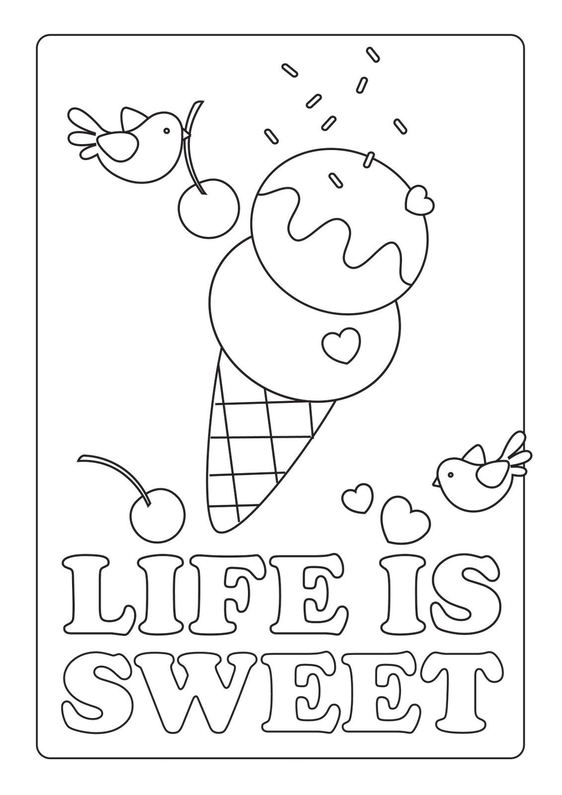 Summer coloring pages for kids print them all for free