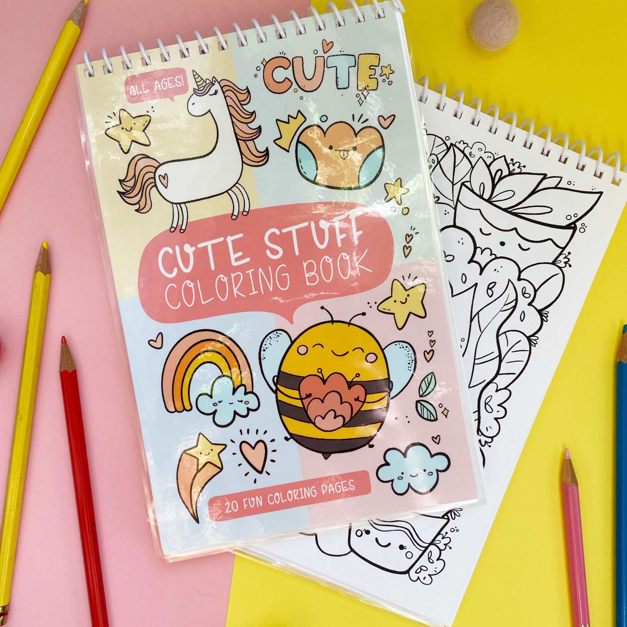 Cute things coloring book â