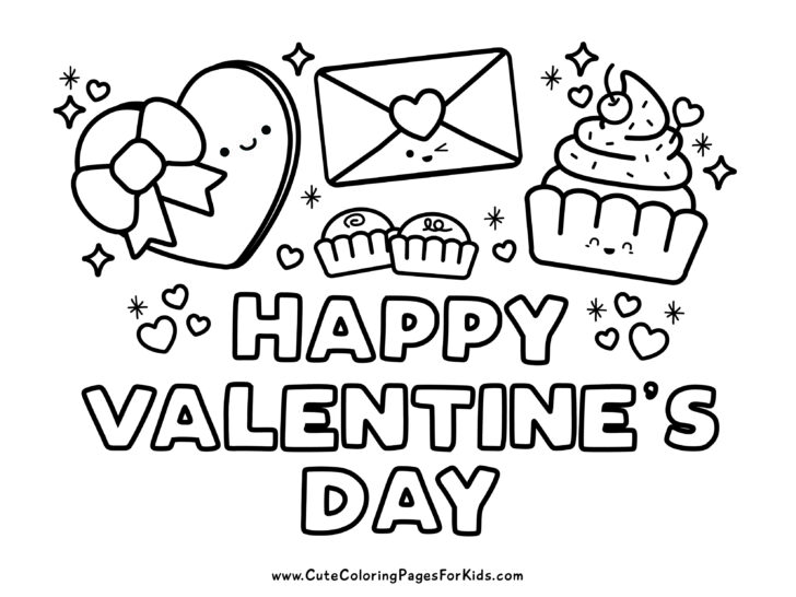 Valentines day coloring pages free printable pdfs