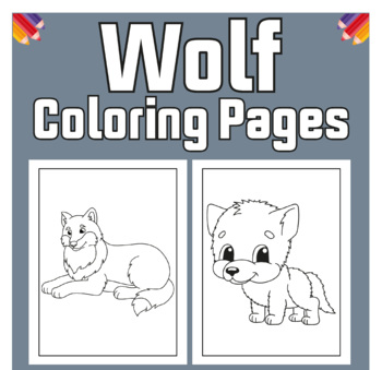 Cute wolf coloring pages printable wolf coloring pages for kids