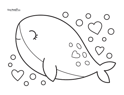 Whale coloring pages