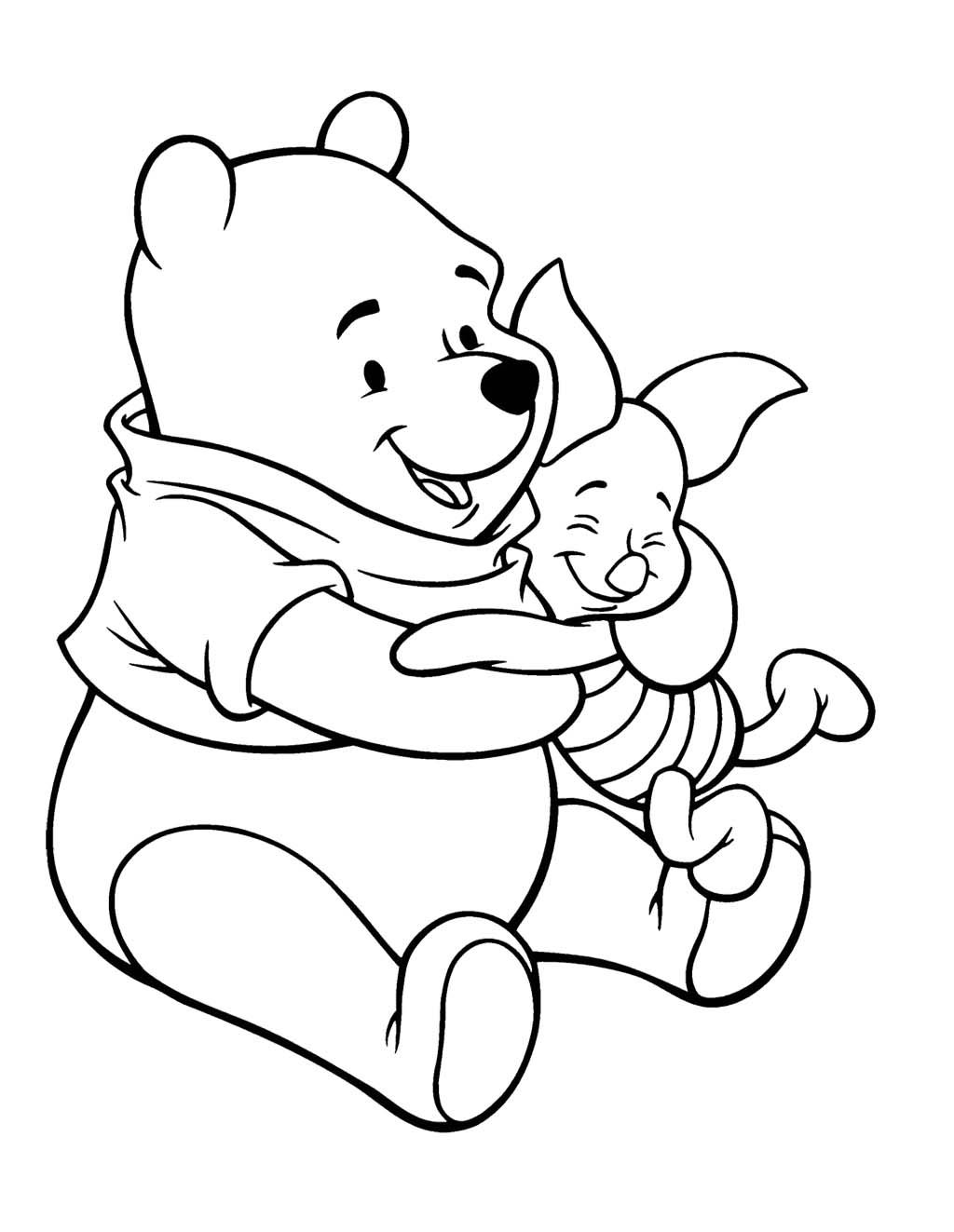 Coloring pages disney winnie the pooh coloring pages for kids