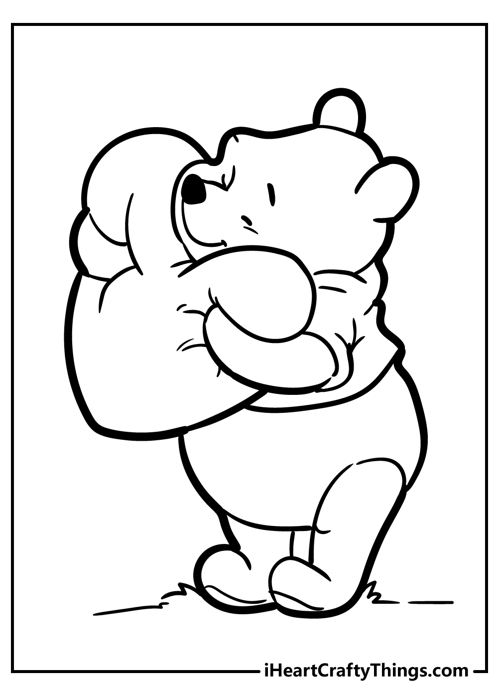 Winnie the pooh coloring pages free printables