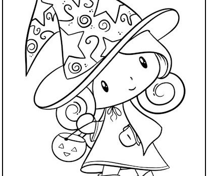 Tag witch coloring page print it free