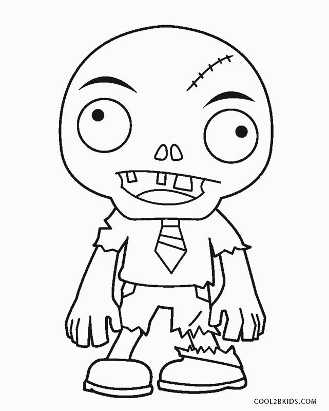 Free printable zombie coloring pages for kids monster coloring pages zombie drawings cute zombie