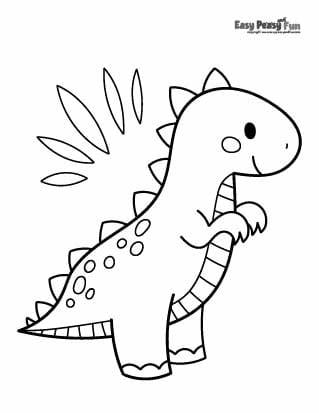 Dinosaur coloring pages