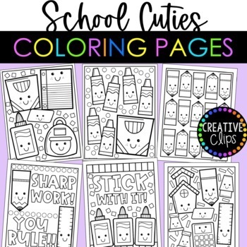 Cuties coloring page club all access fall and halloween coloring pages