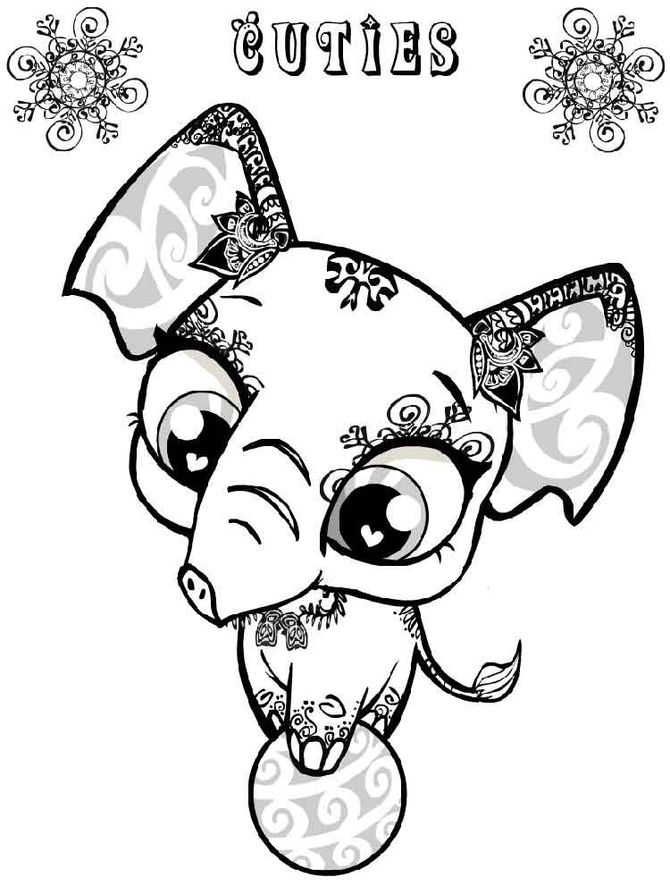 Cuties coloring pages free printable cuties coloring pages elephant coloring page animal coloring pages cute coloring pages