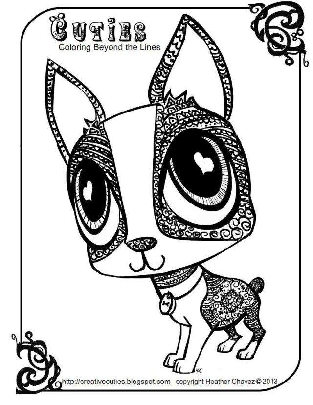 Creative picture of cuties coloring pages