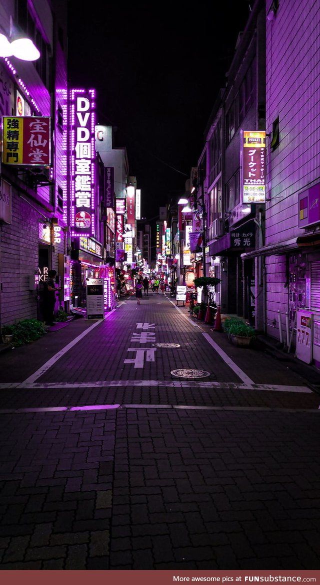 Japan cyberpunk wallpaper by Hovederutre - Download on ZEDGE™