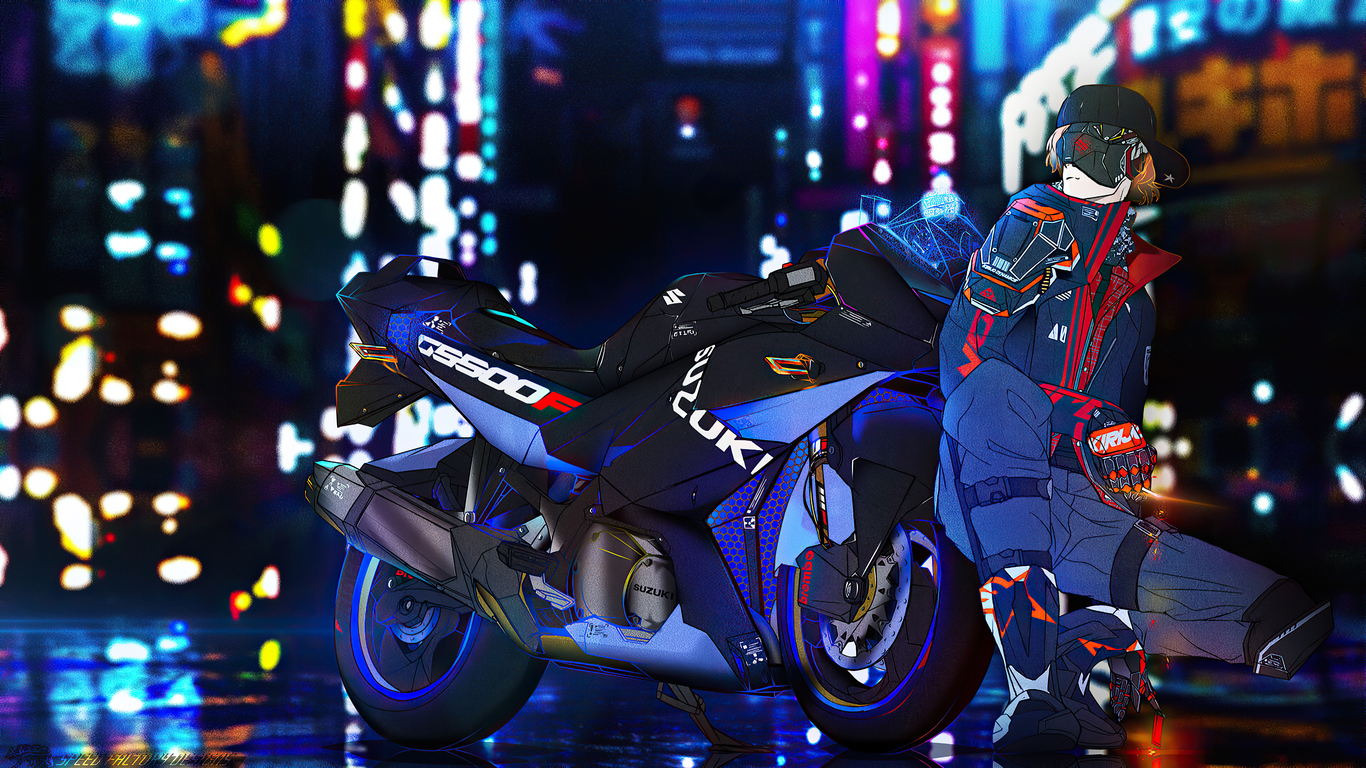 HD desktop wallpaper: Motorcycle, Video Game, Cyberpunk 2077 download free  picture #994384