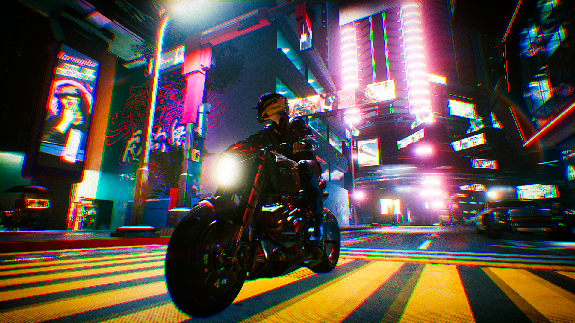 HD desktop wallpaper: Motorcycle, Video Game, Cyberpunk 2077 download free  picture #994384