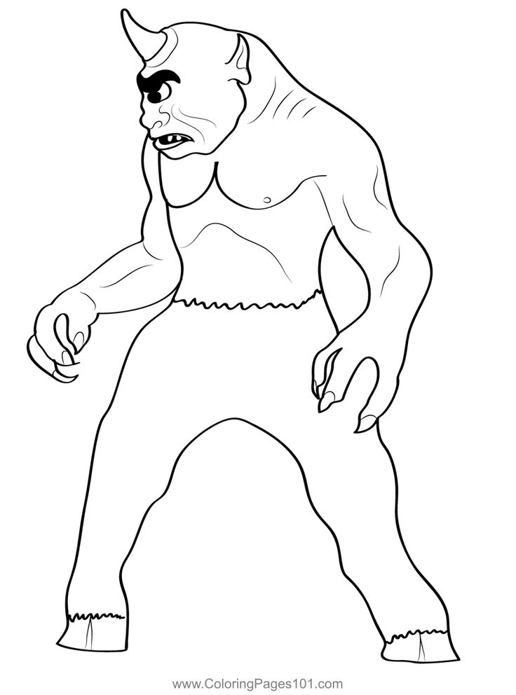 Cyclop coloring page coloring pages coloring pages for kids color