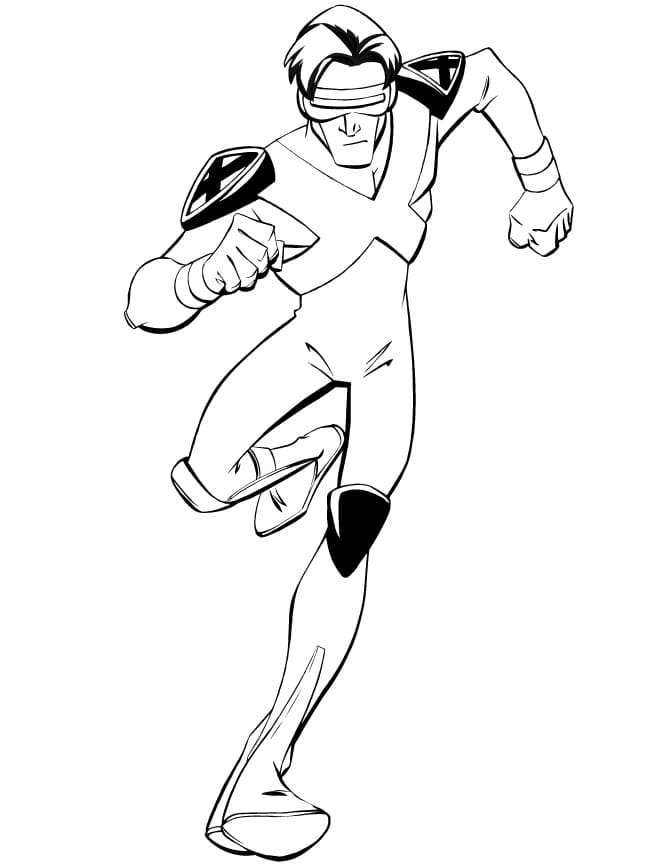 Cyclops marvel coloring pages