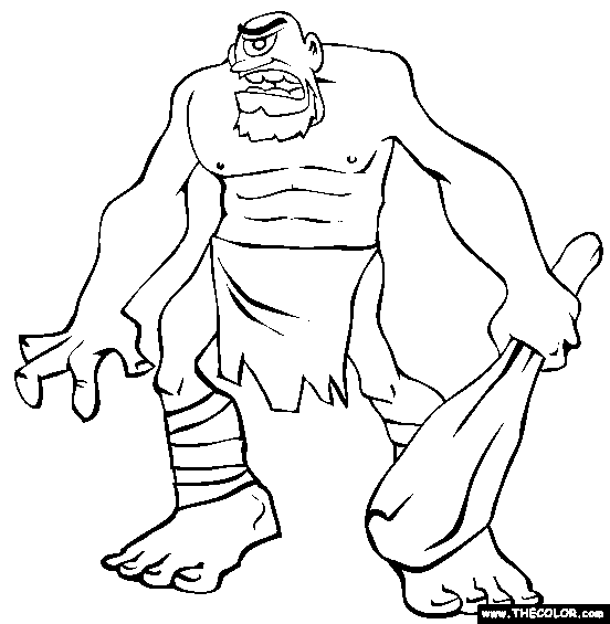 Cyclops coloring page free cyclops online coloring