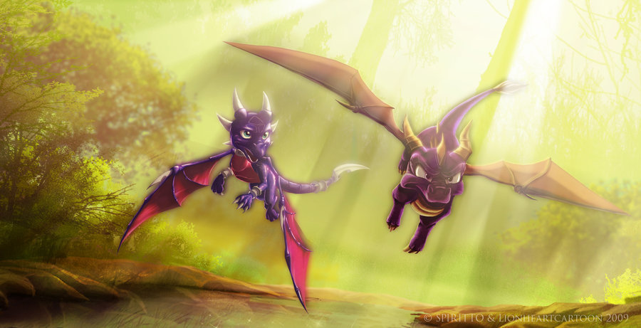 Spyro love cynder