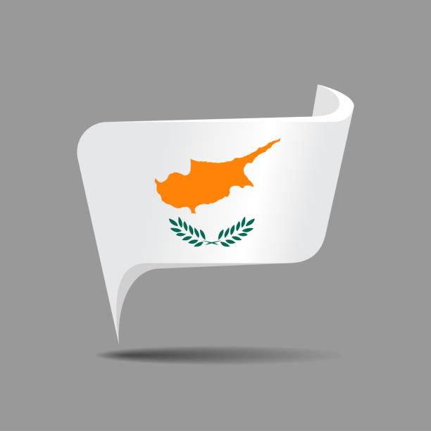 Cyprus flag stock illustrations royalty