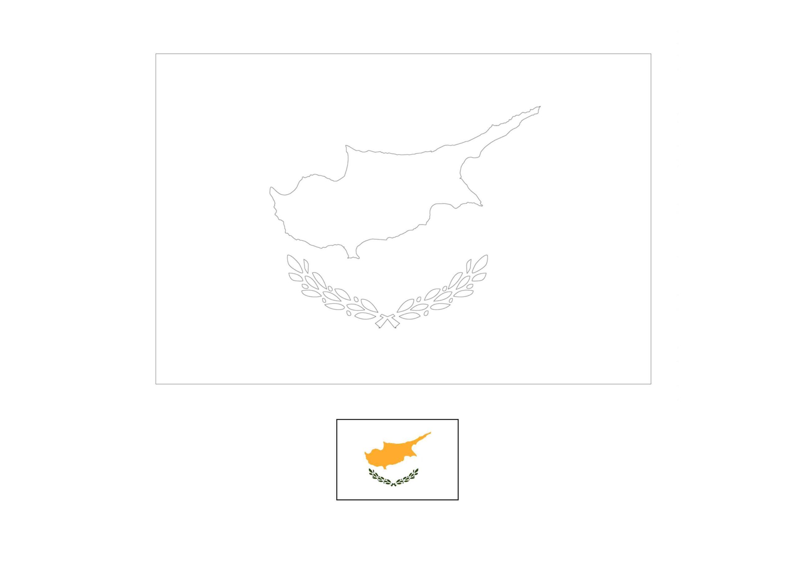 Cyprus flag coloring page flag coloring pages cyprus flag coloring pages