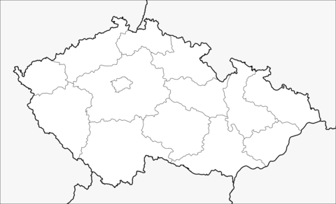 Czech republic map coloring page free printable coloring pages