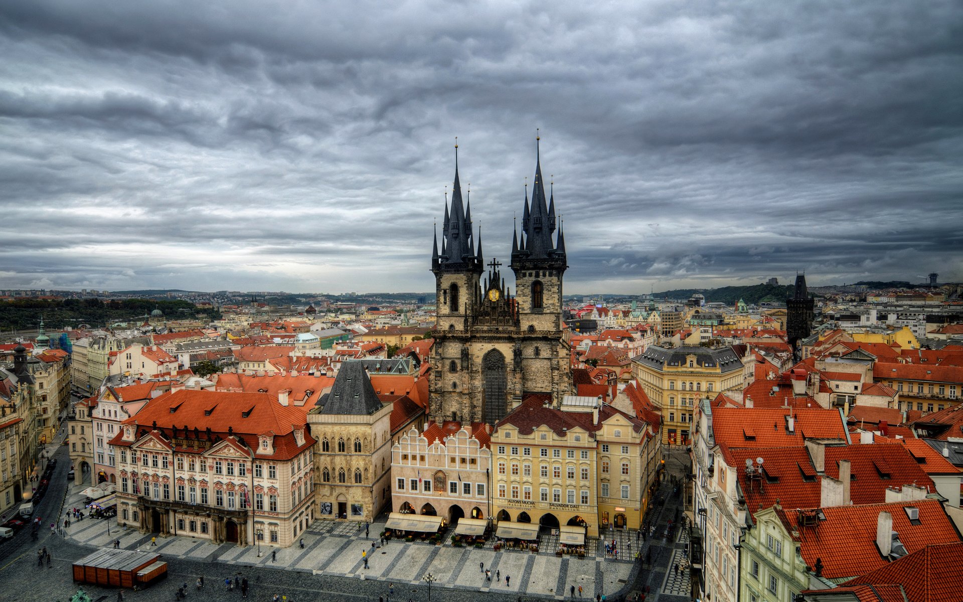 Prague at Sunset, czech rep, city, old, buildings, HD wallpaper | Peakpx