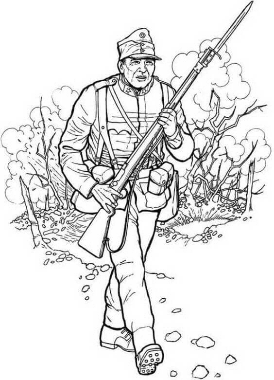 Veterans day coloring pages printable for free download