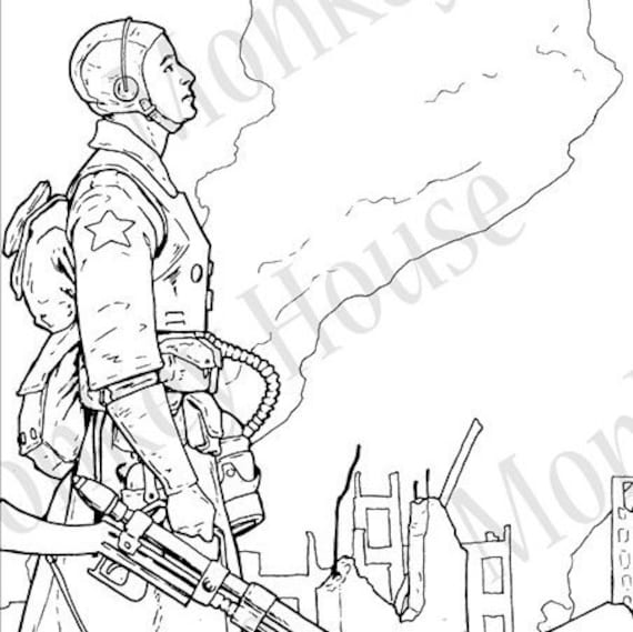 Coloring page the day the eternity war ended downloadable retro