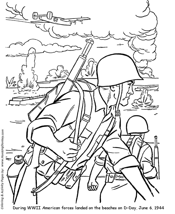 Armed forces day coloring pages us army d