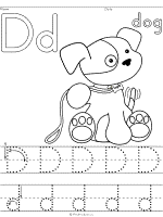 Dog or puppy craft preschool printable activity