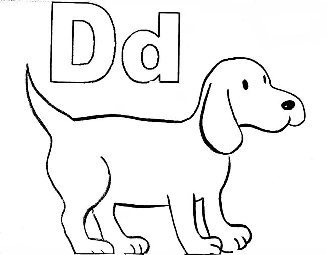 Pin by dan dossey on letter d preschool coloring pages kindergarten coloring sheets kindergarten coloring pages