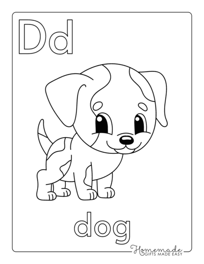 Free dog coloring pages for kids adults