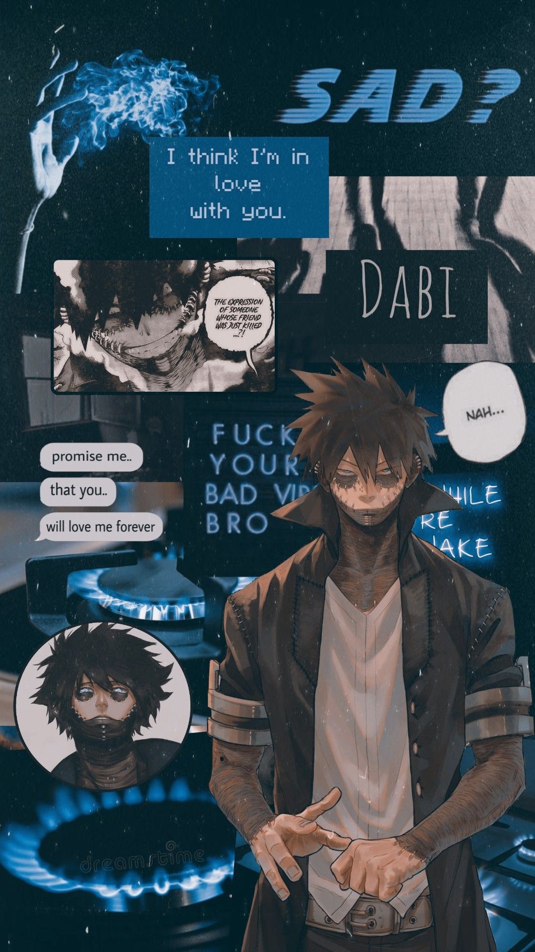 Dabi wallpaper cool anime wallpapers hero wallpaper cute anime wallpaper