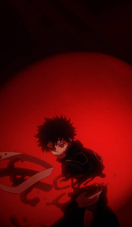 Download aesthetic red dabi wallpaper