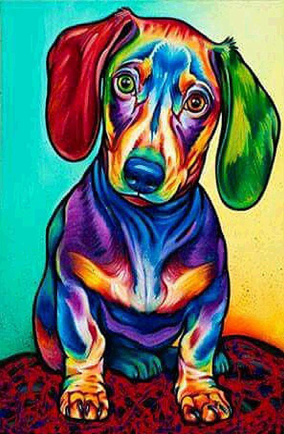 Paint by numbers for adults kids komking paint by number kits acryli painting by numbers for adults cute dog xinch unframed pintura perro arte del perro dibujo de perro