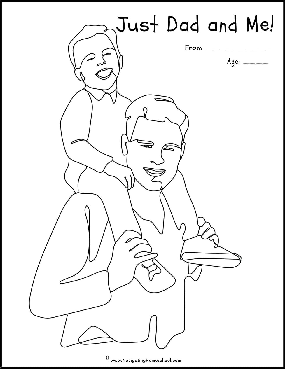 All about dad printables the perfect fathers day gift