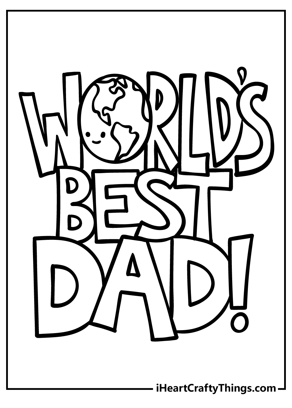 Fathers day coloring pages free printables